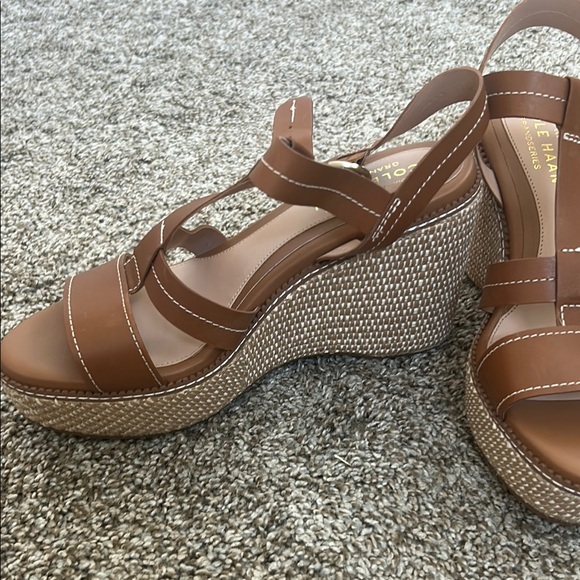Cole Haan Women's Tan Strappy Sandals - Picture 2 of 4